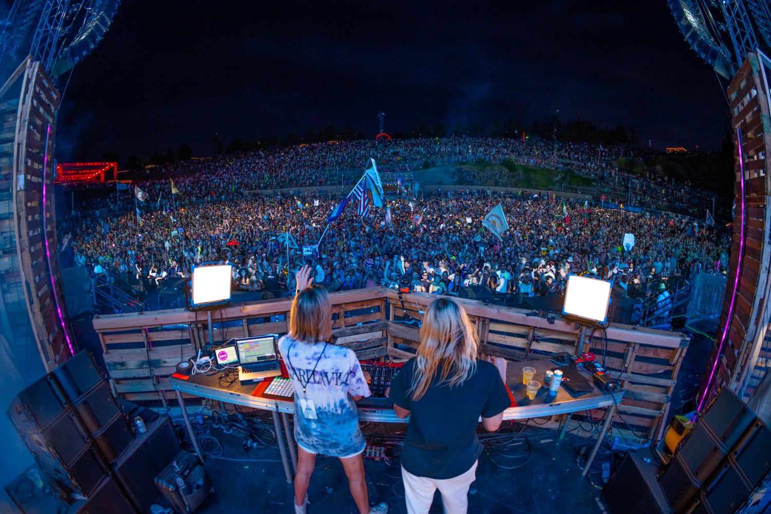 Concert crowd