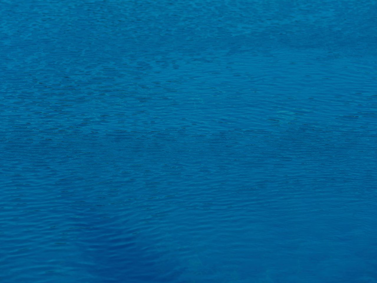 a tranquil view of calm blue ocean water with gentle ripples and a ser