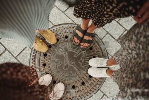 People Legs on Hatch