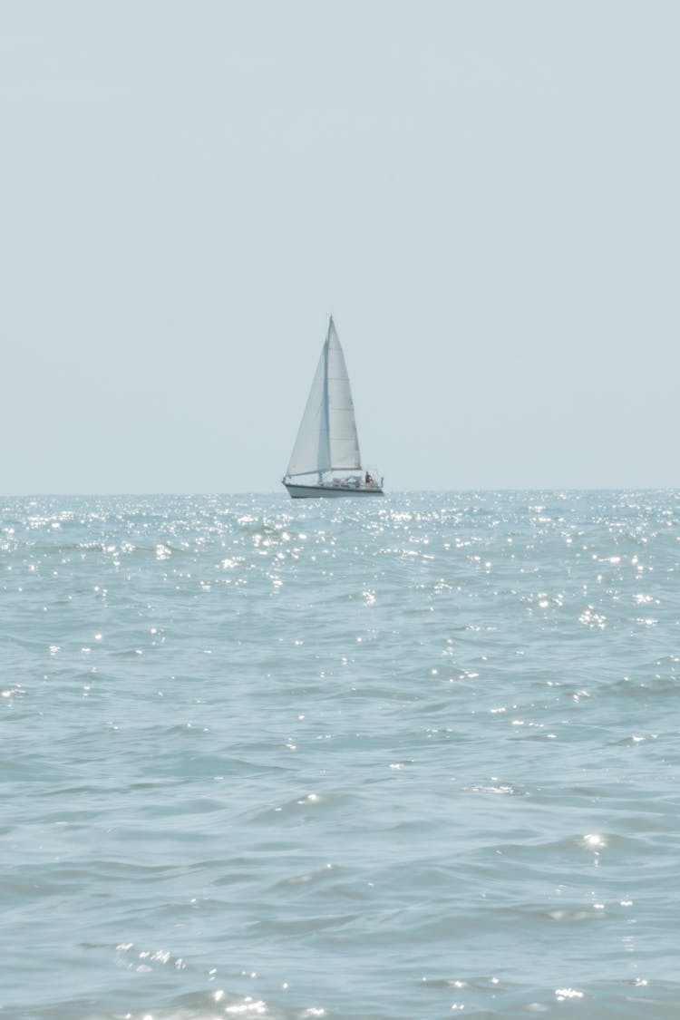 Boat Sailing In Sea Water