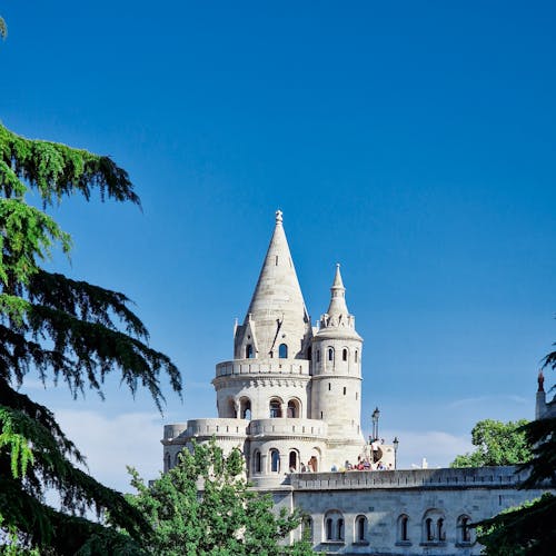 คลังภาพถ่ายฟรี ของ fishermans bastion, จุดสังเกต, ท้องฟ้าสีคราม