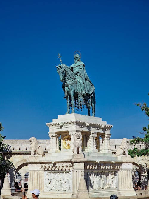 St. Stephen Statue Under Blue Sky