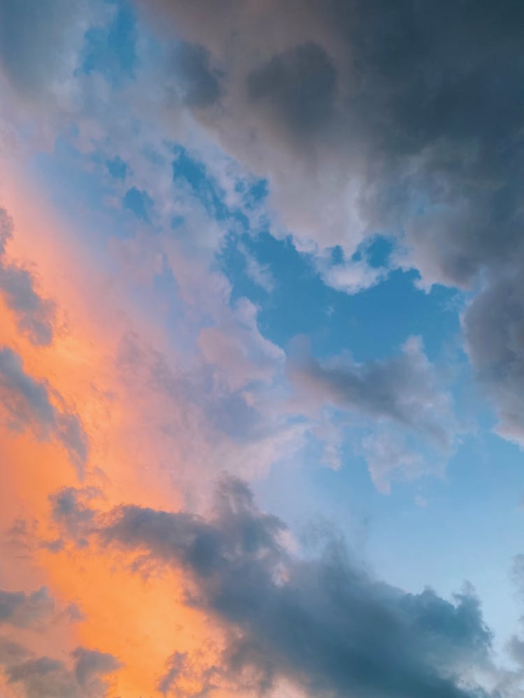 White Clouds In The Cinematic Sky