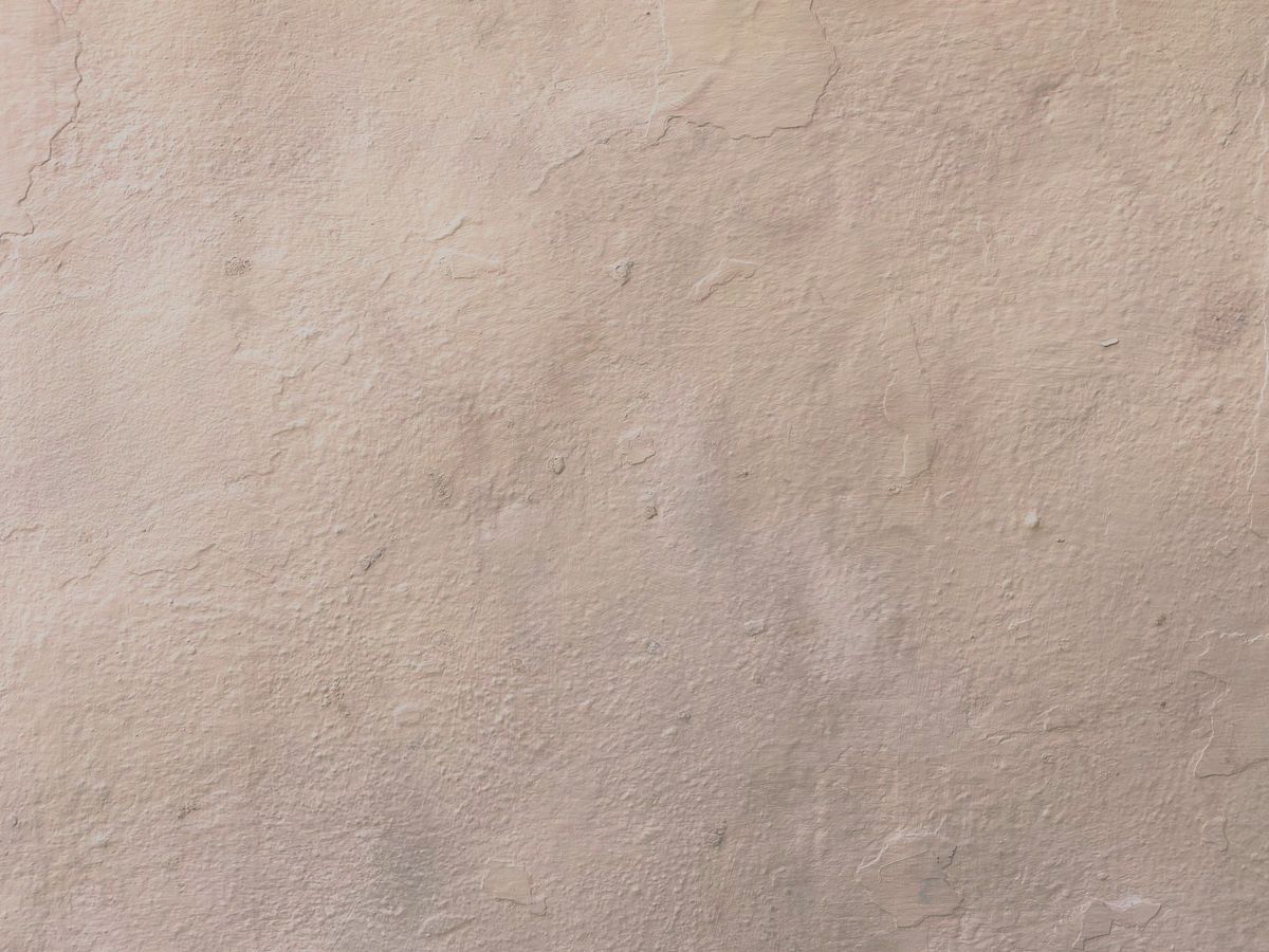 Close-up of a smooth, freshly finished wall surface ready for paint