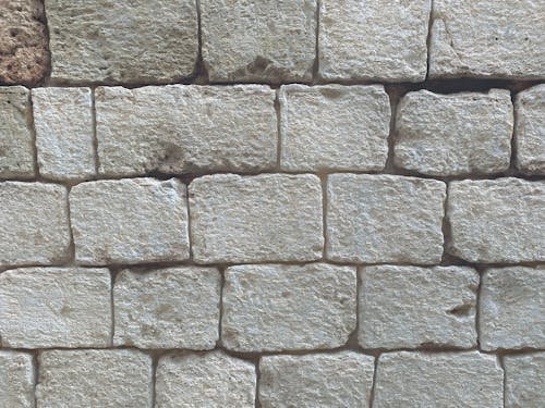 A Close-Up Shot of a Brick Wall