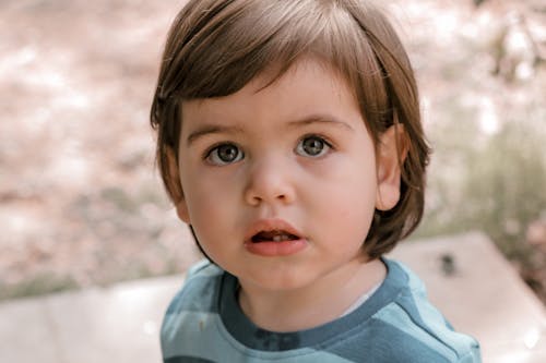 A Close-Up of a Boy