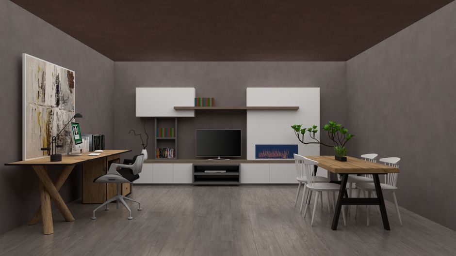 5 Space-Saving TV Stand Solutions for Entryways: A Guide to Stylish and Functional Storage Foldable TV stand in entryway with space-saving design
