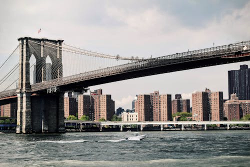 布鲁克林大桥的浅焦点摄影