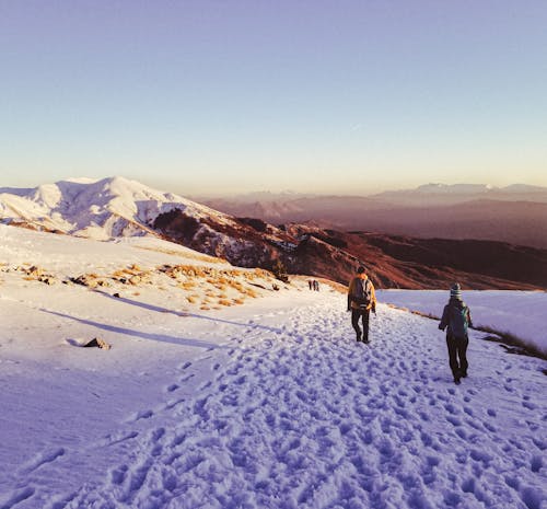 Безкоштовне стокове фото на тему «гори, Захід сонця, зима»