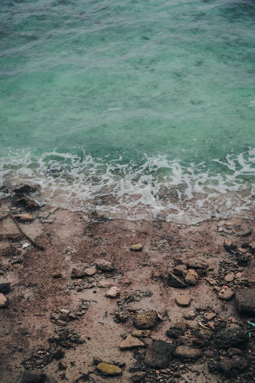 물, 바위, 수직 쐈어의 무료 스톡 사진