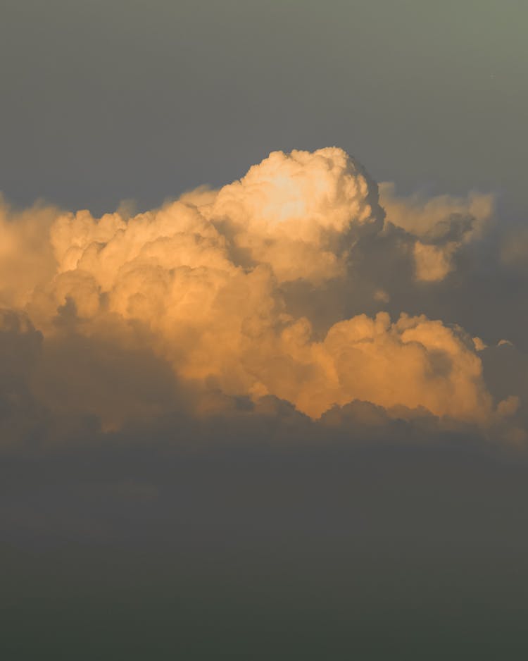 Beautiful Fluffy Clouds In The Sky