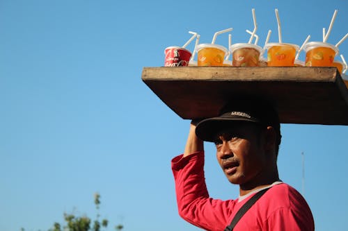 冰, 冰茶, 摊贩 的 免费素材图片