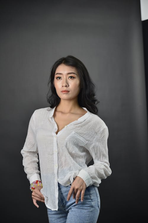 Ingyenes stockfotó áll, ázsiai nő, divatos témában