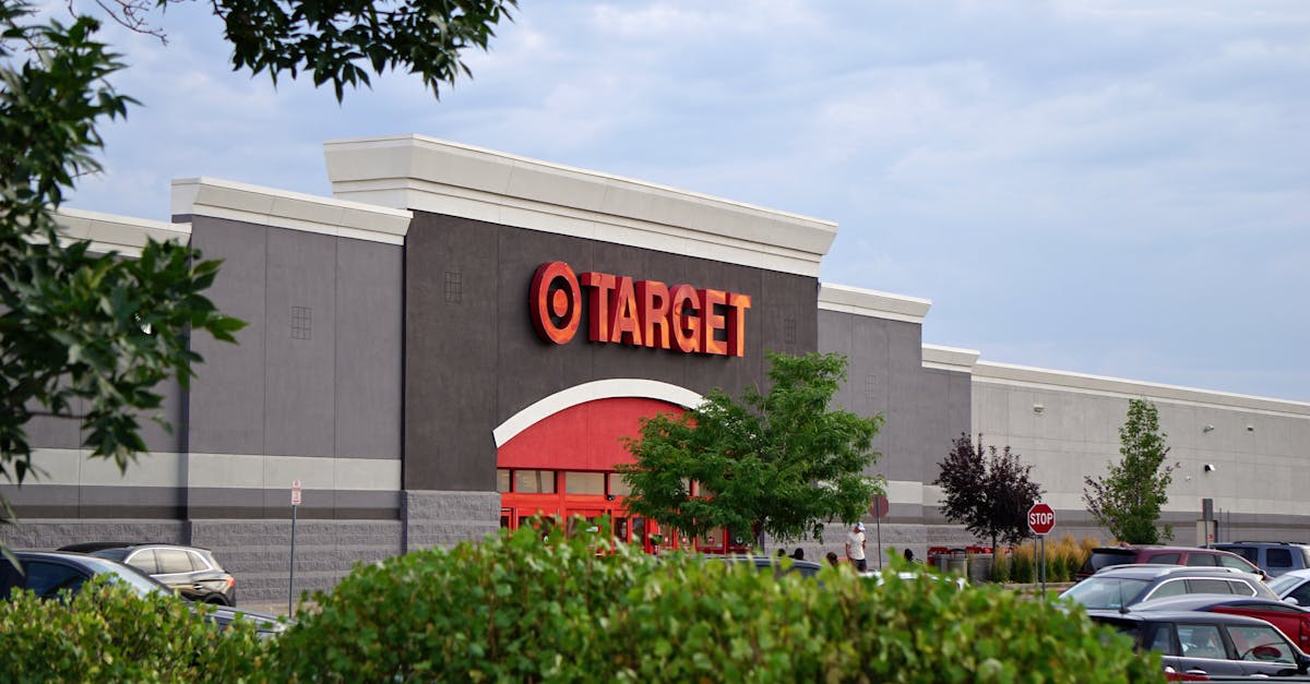 A Gray Building with Target Signage · Free Stock Photo
