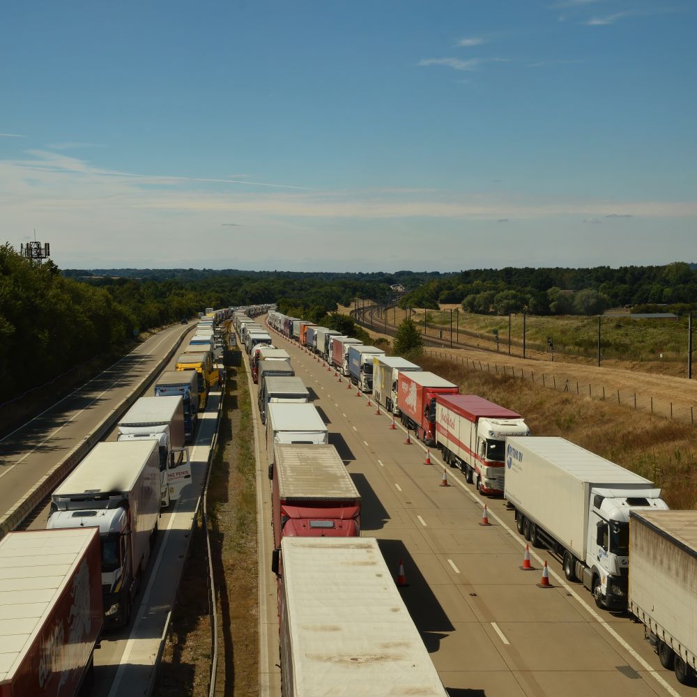 London to Sheffield — removal van on the motorway for a long-distance move