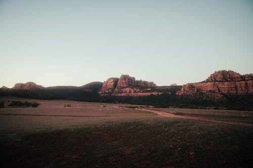 Free Canyon Landschaft auf Camping Platz Stock Photo