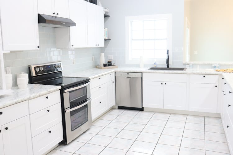 The Interior Of A Kitchen Of A House