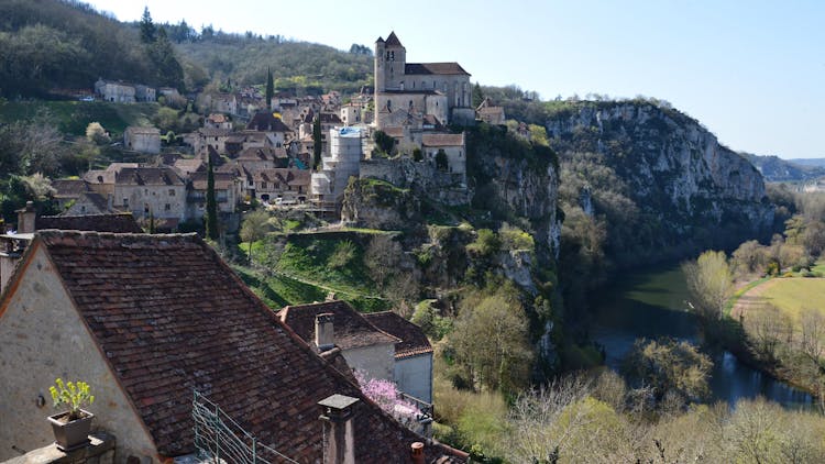 View Of Saint-Cirq-Lapopie, France