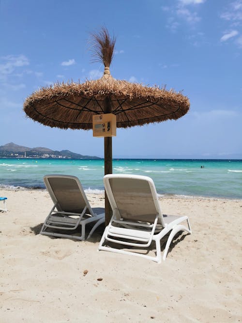 Foto stok gratis kursi santai, laut, lautan
