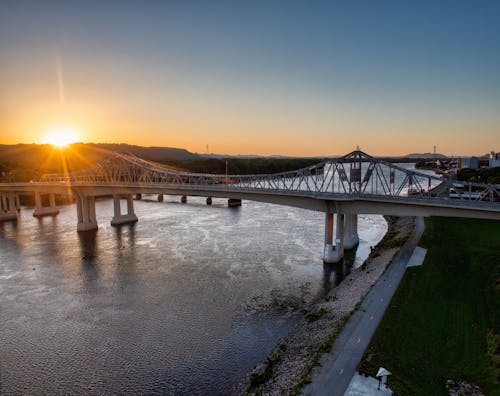 Fotos de stock gratuitas de amanecer, anochecer, foto con dron