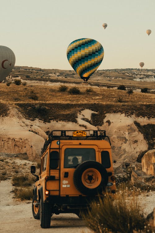 Kostnadsfri bild av 4x4, äventyr, ballonger