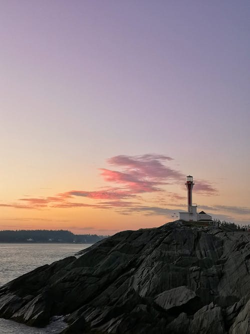 Lighthouse Beside the Ocean