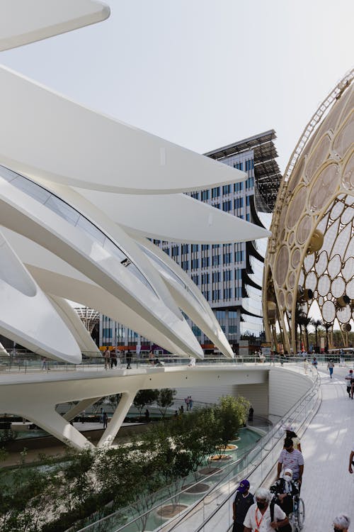 Gratis stockfoto met expo 2020, futuristische architectuur, gebouw
