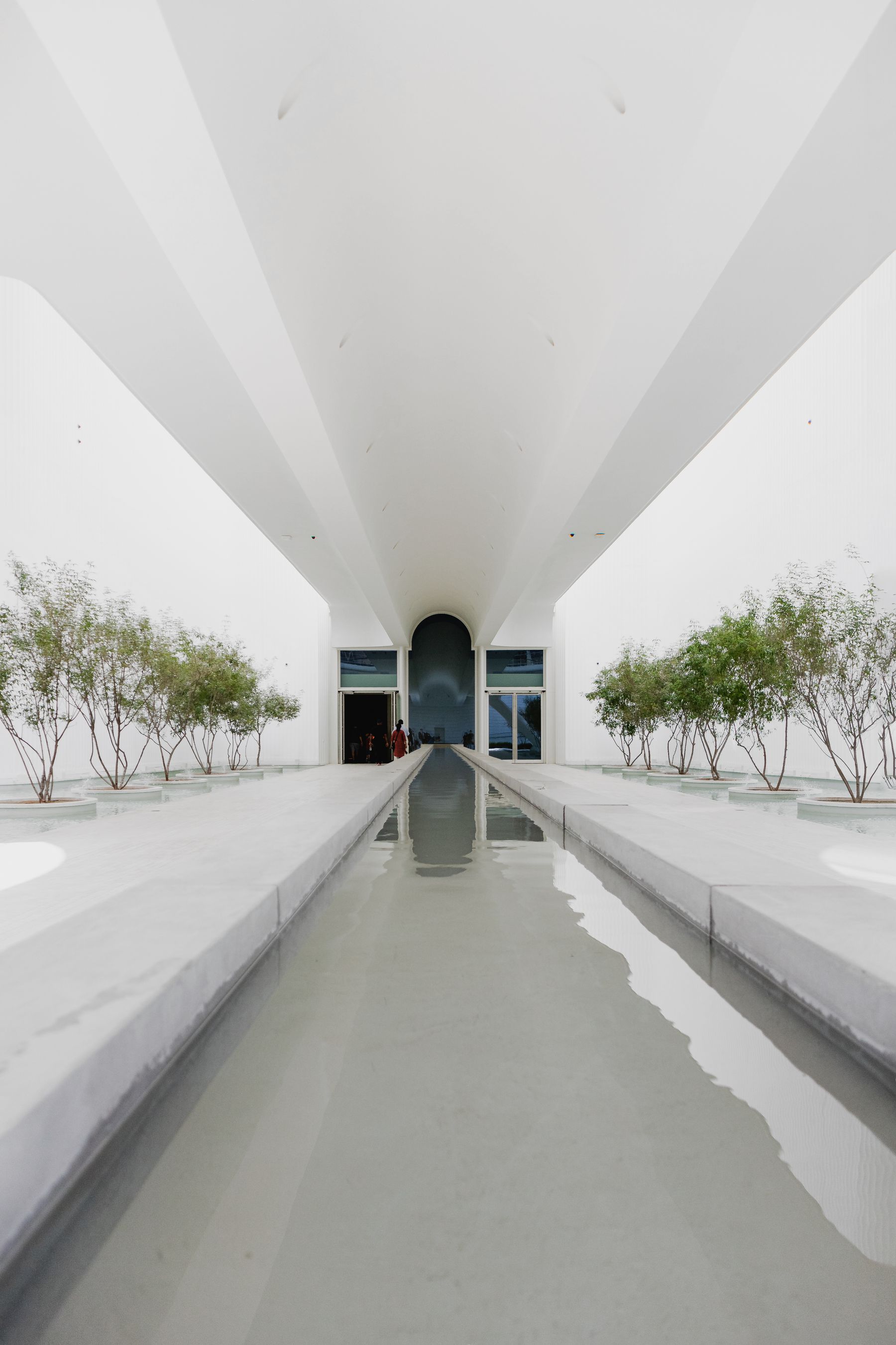 Minimal white interior