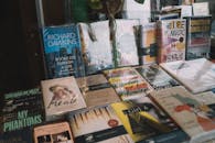Close up of Books on Display