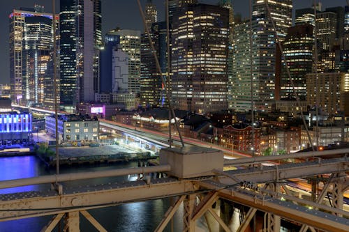 city_skyline, 城市的燈光, 外觀 的 免費圖庫相片