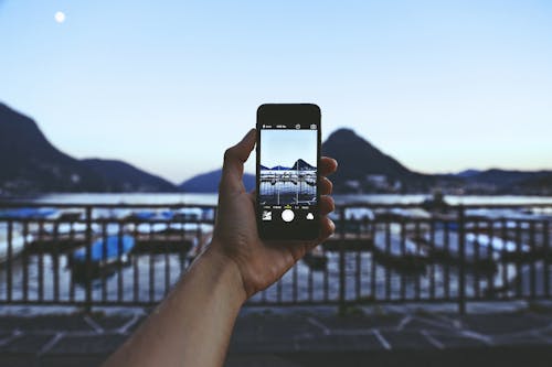 A Person Holding a Smartphone