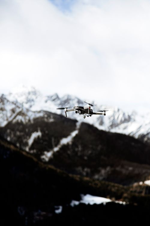 Flying Shot Machine Vision Close-up of a Flying Drone · Free Stock Photo