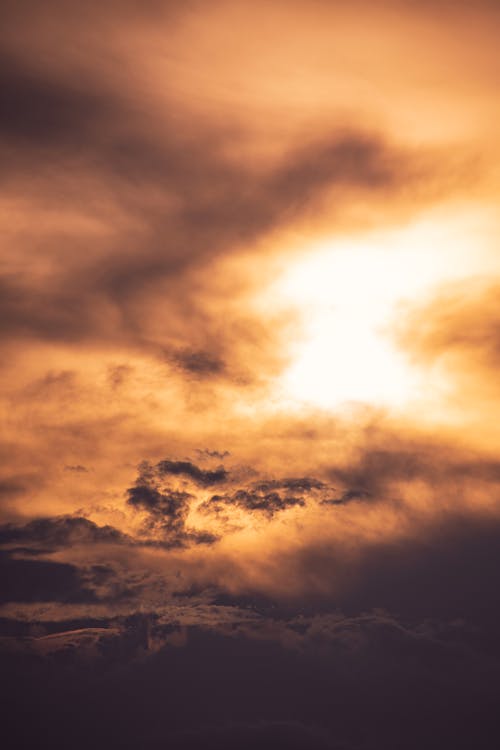 Clouds on Sky during Sunset