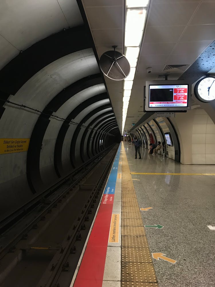 Tunnel Of The Metro Station