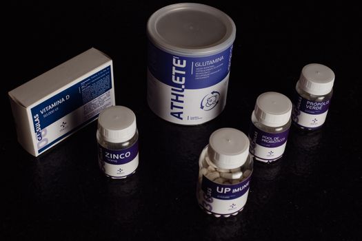 Vitamins on Bottles