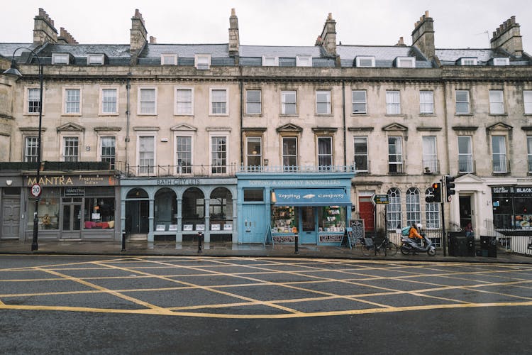 Shops In Old Town In UK