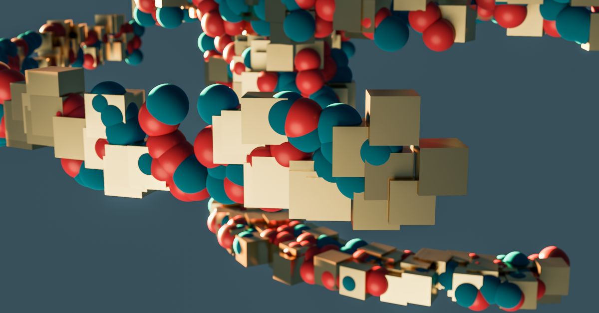 CRISPR Cas9 gene editing molecular structure illustration