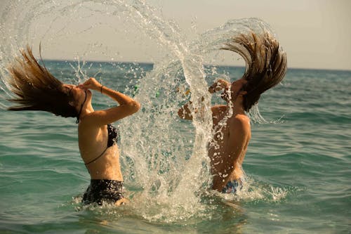 夏天, 海, 潑灑 的 免费素材图片