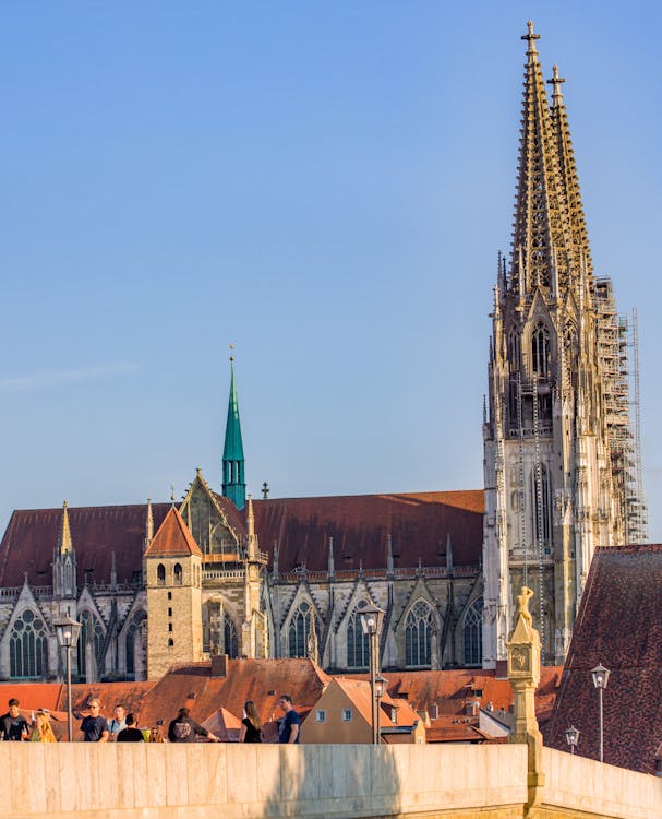垂直拍攝, 大教堂, 宗教 的 免費圖庫相片