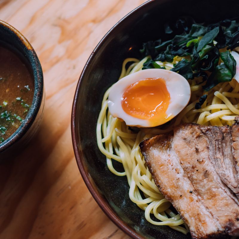 Japanese Ramen Broth and Chashu Pork Chowder
