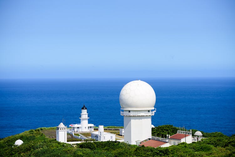 Cape Santiago Lighthouse In New Taipei, Taiwan