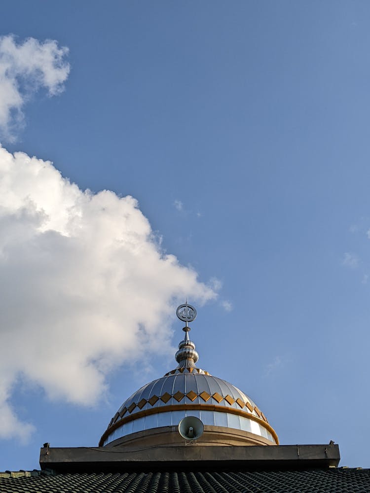 Building Dome Against Blue Sky