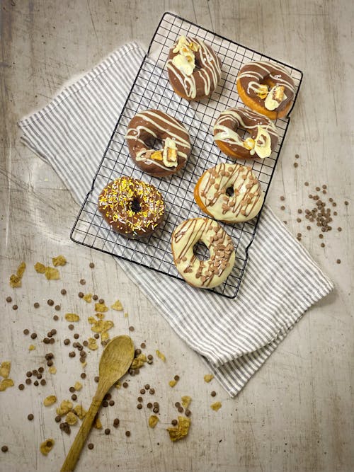 Doughnuts on a Cooling Rack