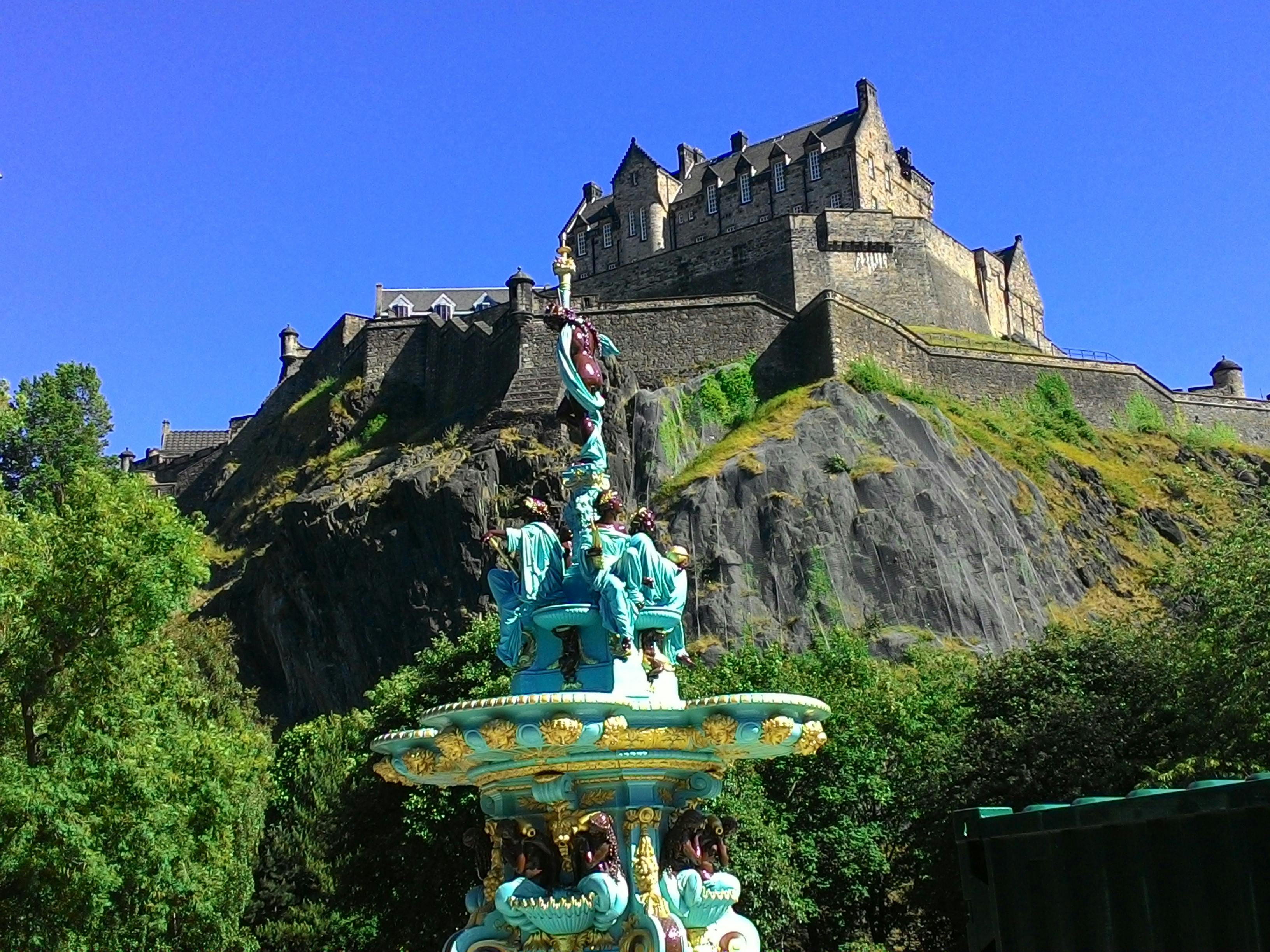 Free stock photo of edinburgh, Edinburgh Castle, princess st garden