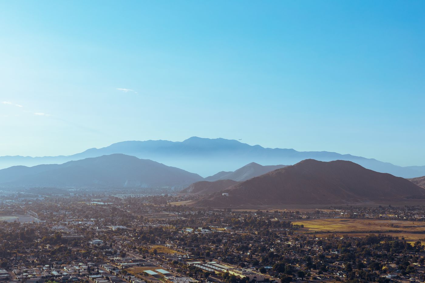Mountains rising above Menifee's inland valley