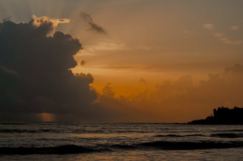 Kostnadsfri bild av clouds, dramatisk himmel, hav