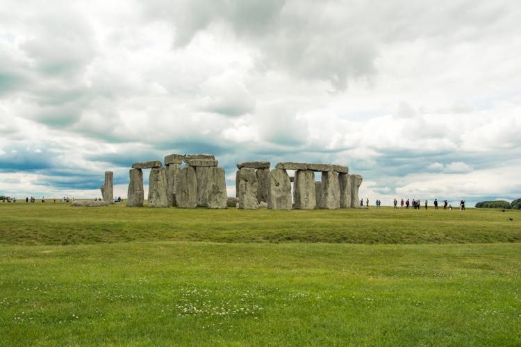 People At The Stonehenge 