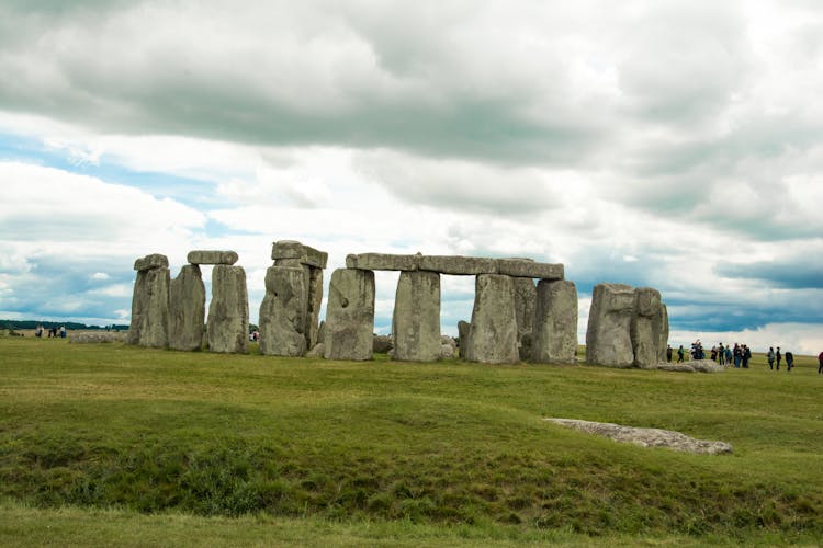 People At The Stonehenge 