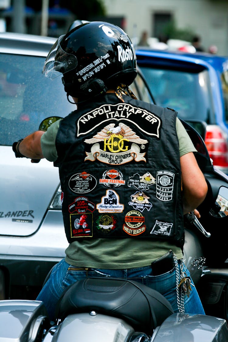 Back View Of A Man Wearing A Vest 