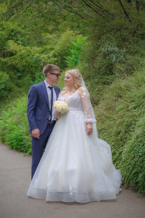 Bride and Groom on the Road